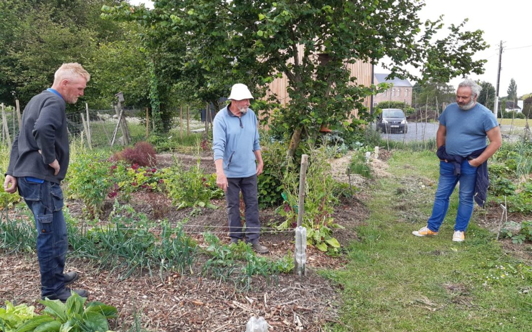 Visite du potager de Coril-Wodon