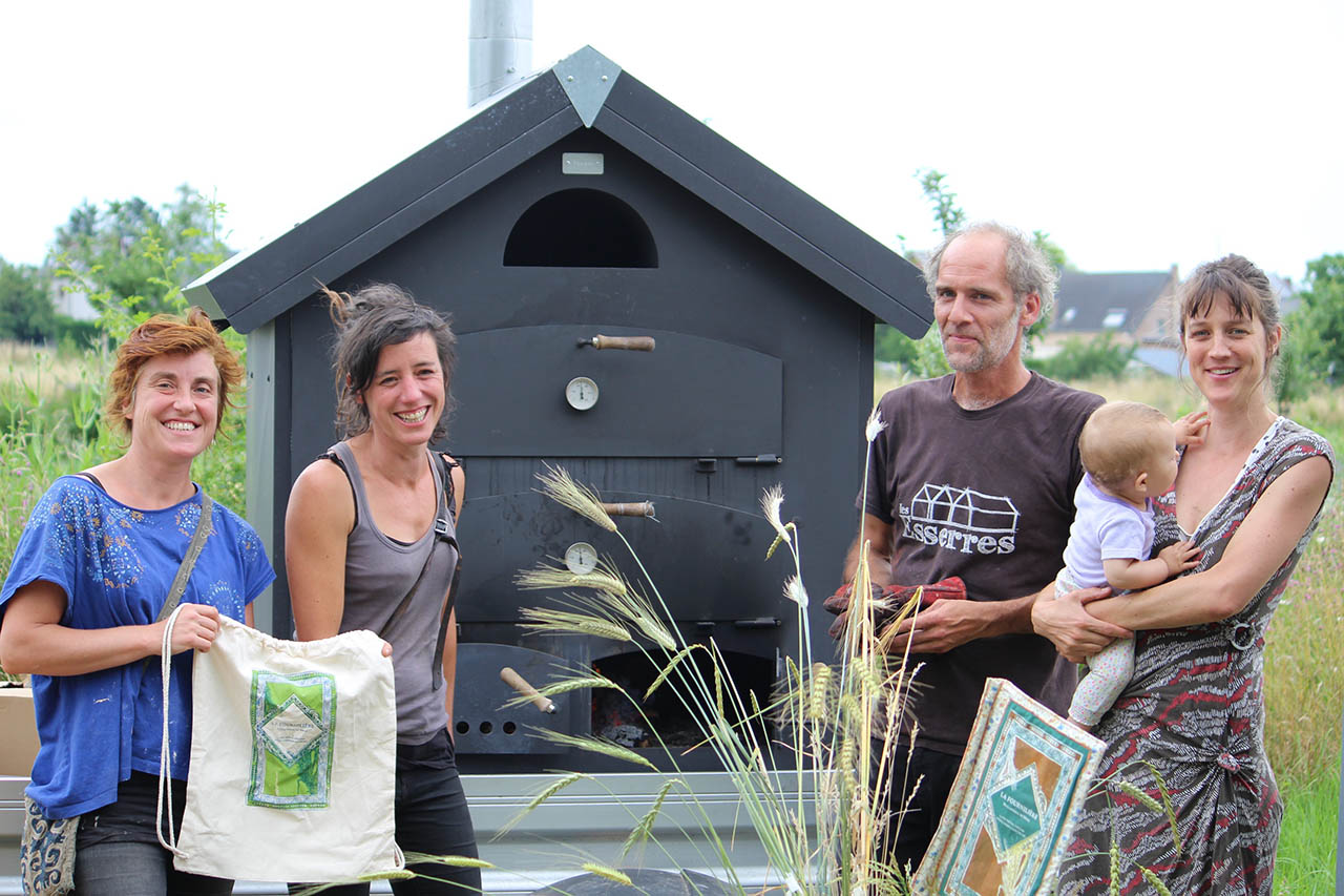 Amandine, Aurore, Benjamin et Laurence de La FourNilière