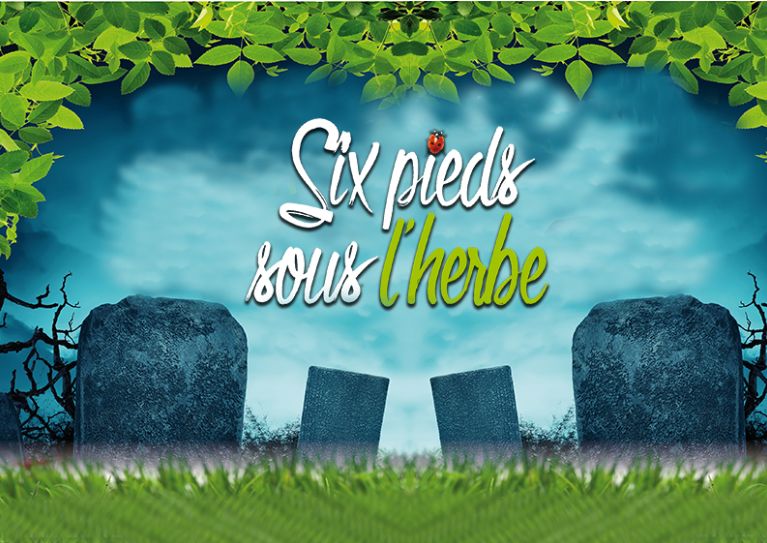 affiche six pieds sous lherbe